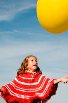 Child with balloon
