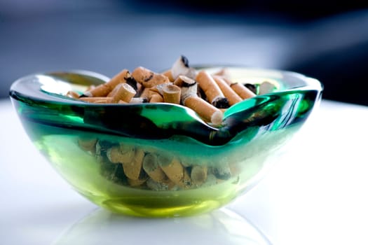 full ashtray