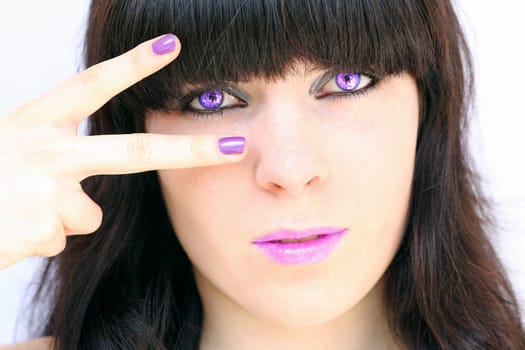 Purple Make Up
