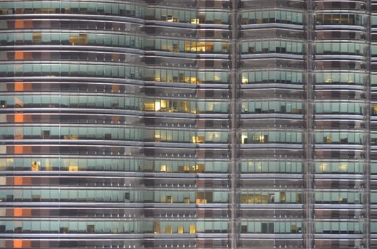 Kuala Lumpur, Malaysia, Petronas Towers, Detail view