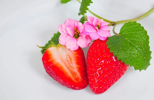 Strawberries on a plate