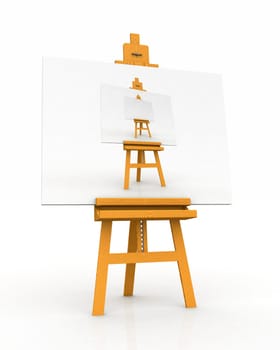 Wooden easel - The copy of the copy