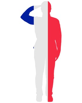 French salute