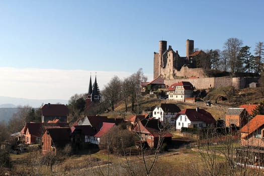 Hanstein Castle in Eichsfeld,Thuringia