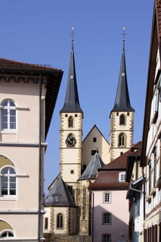 At the market square in Bad Wimpfen