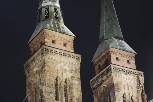 St. Sebald Sebaldus Church Towers Nuremberg