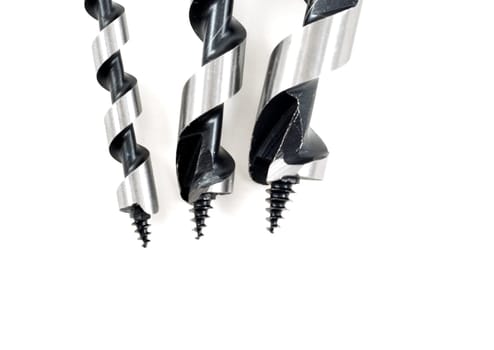 stock pictures of drill bits with augers