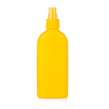 sunblock cream isolated on a white background