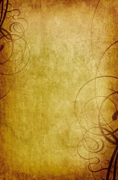 Old Parchment - Faded Colors Background