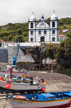 Fishing village of Calheta do Nesquim, Pico island, Azores