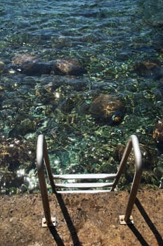 Saltwater natural swimming pool in Pico, Azores