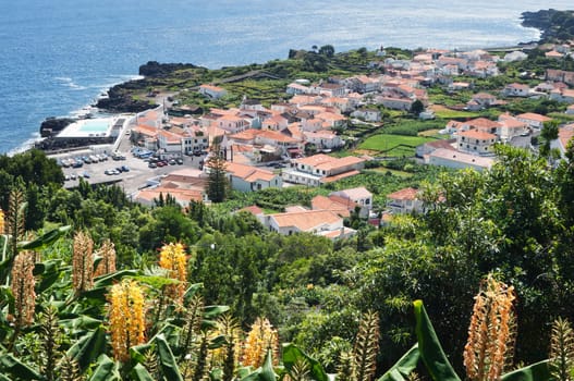 Small village of Ribeiras in Pico island, Azores
