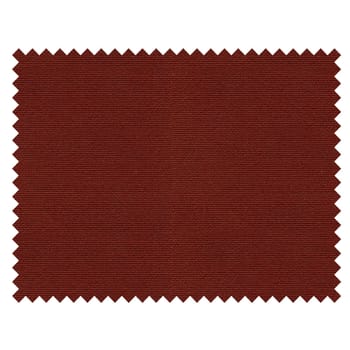 A fabric sample isolated over white background