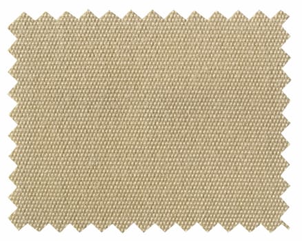 A fabric sample isolated over white background