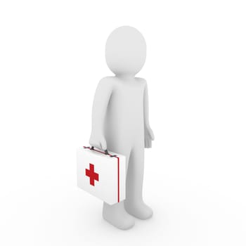 doctor medical help human 3d with health