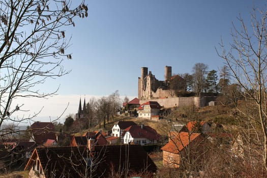 Hanstein Castle in Eichsfeld,Thuringia
