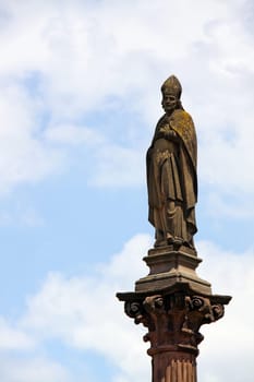 Plague column on Freiburg's Münsterplatz