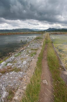 landscape image with the sea and the sky