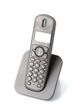 dect cordless phone isolated on withe background