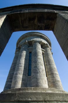 Burschenschaft monument in the frame