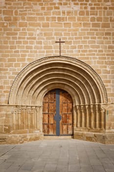 Architectural detail. Ermita del Santo Cristo, Labastida, Alava, Spain