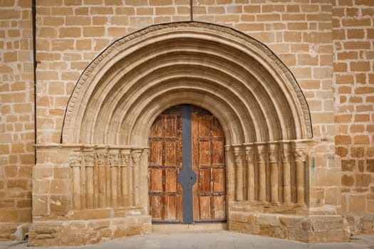 Architectural detail. Ermita del Santo Cristo, Labastida, Alava, Spain