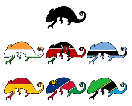 Chameleon Flags