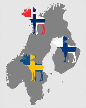 Scandinavia's moose