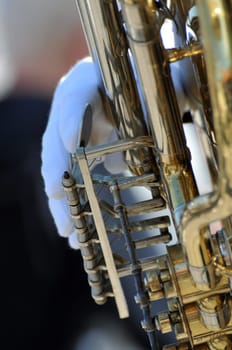 Musician with Tuba