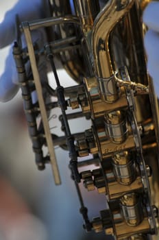 Musician with Tuba