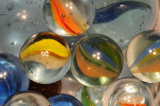 Glass marbles