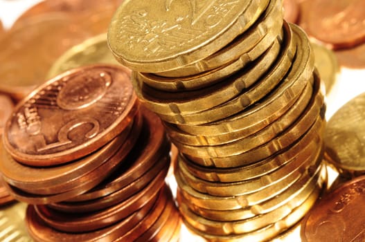 Eurocent coins