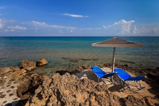 Vromi Porto beach in the island of Zakynthos, Greece
