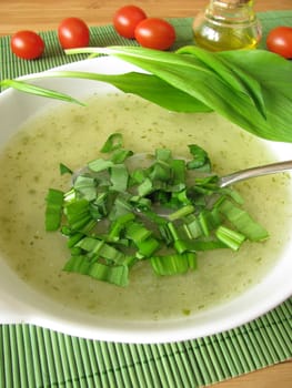 Wild garlic soup
