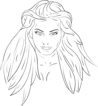 young very haired women