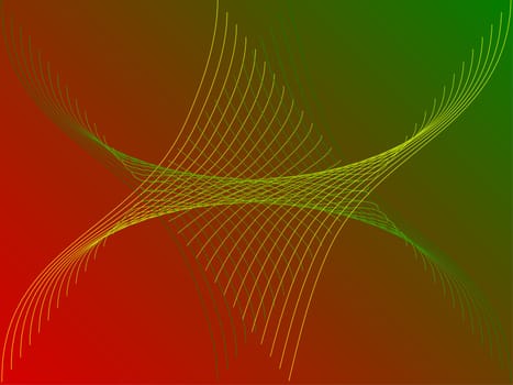 Vector - abstract line - environmental theme