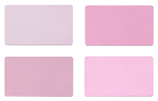 Colour fabric paint samples isolated over white