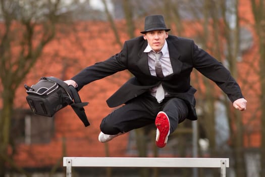 Businessman overcomes all hurdles