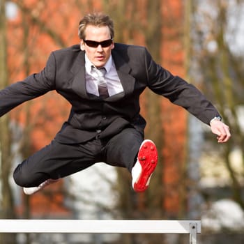 Businessman overcomes all hurdles