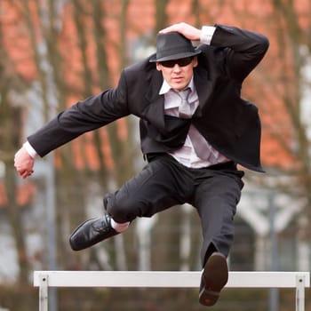 Businessman overcomes all hurdles