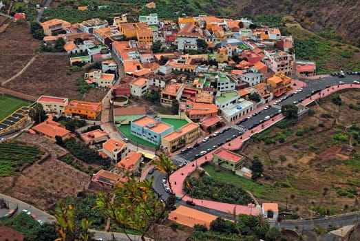 Original coastal village of Agulo,La Gomera