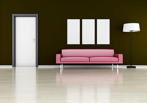 modern interior (3D render) -  Elegance Furniture