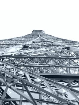 The Eiffel Tower (Tour Eiffel) in Paris, France - high dynamic range HDR