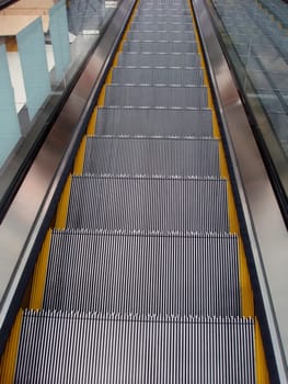 Escalator in Shopping Center