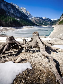 Lake in the Austrian Alps named Gosausee