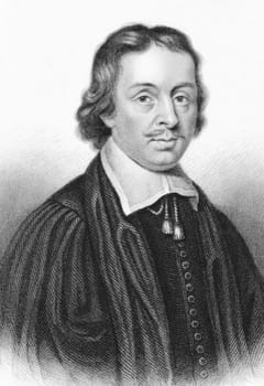 Robert Leighton (1611-1684) on engraving from the 1800s. Scottish prelate and scholar, best known as a church minister, Bishop of Dunblane, Archbishop of Glasgow, and Principal of the University of Edinburgh. Engraved by S.Freeman and published by Blackie