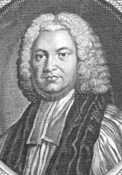 Thomas Secker (1693-1768) on engraving from the 1700s. Archbishop of Canterbury.
