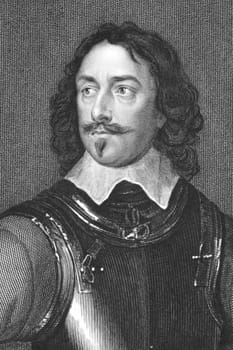 Robert Devereux, 3rd Earl of Essex (1591-1646) on engraving from the 1800s. English Parliamentarian and soldier. Engraved by T.A.Dean after a painting by Walker and published in London, 1827 by Harding &amp  Lepard, Pall Mall East.