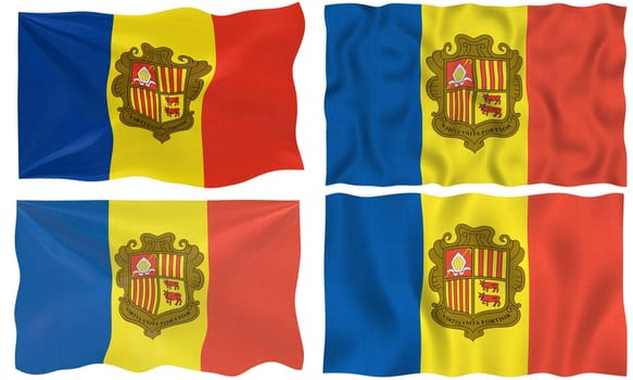 Great Image of the Flag of andorra