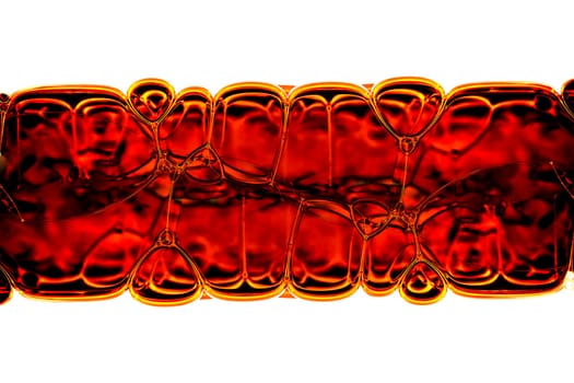 Abstract image of the water bubbles - froth